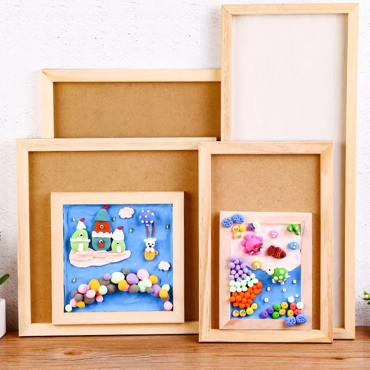 Original Factory Wholesale Ultra Light Clay 36 24 12 Colors Handmade Modeling DIY color clay Plasticine Painting Frame