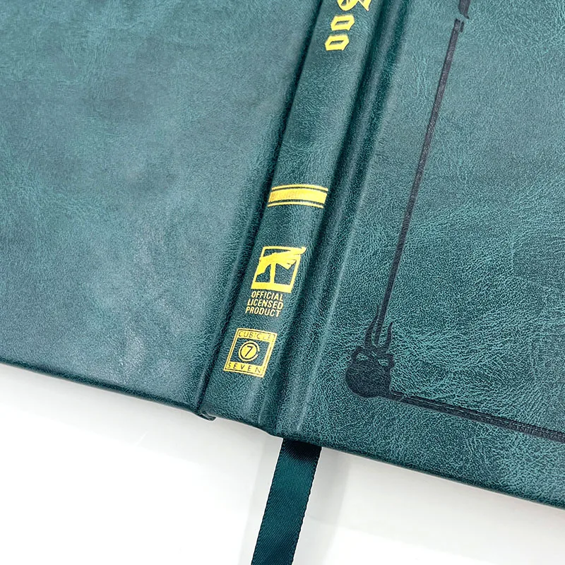 Custom Printing Beautiful Edition Leather Embossed Hardcover Books Printing PU Leather Book Printing