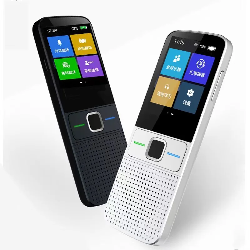 138 язык AI голосовой переводчик новейший Оффлайн портативный языковой аппарат французский Японский Корейский голландский португальский русский