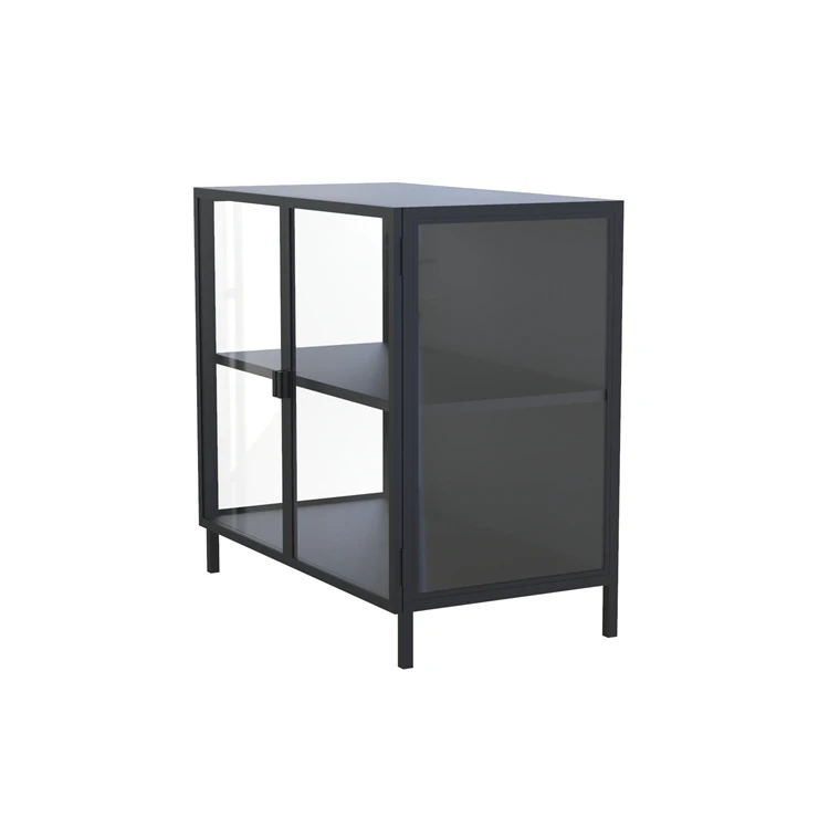 Модный новейший товар, прозрачный и простой стеклянный шкаф для хранения, современный металлический шкаф для гостиной