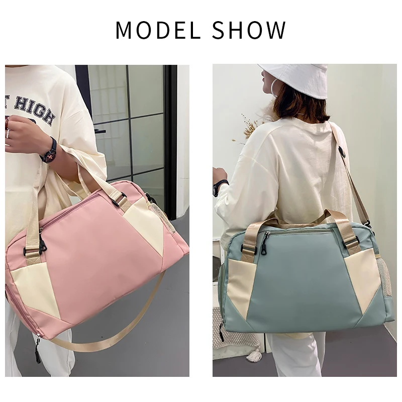 Custom Waterproof Oxford Travelling Duffle Bag With Logo Men Womens Wholesale Overnight Tote Travel Bag