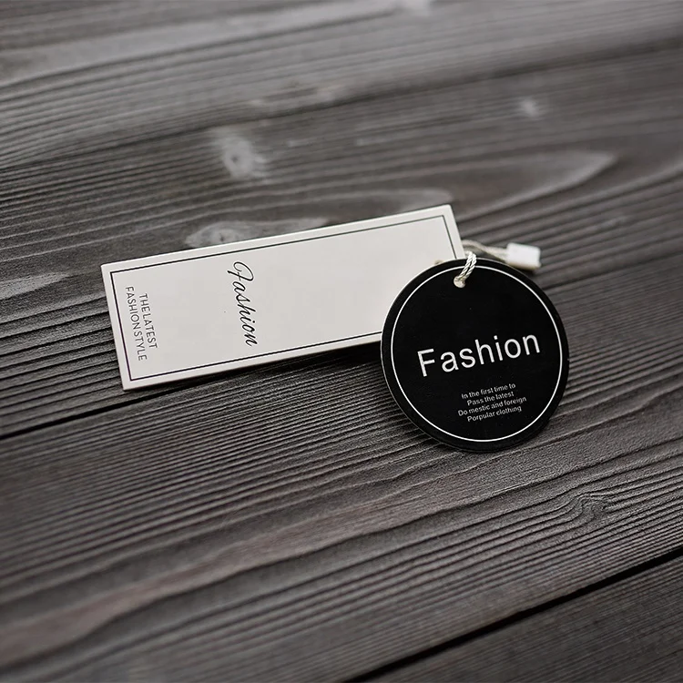 Factory Price Customized Luxury White Cardboard Paper Hang Tag for Jewelry Swing Tag Art paper Hang Tag For Garment Jeans Bags