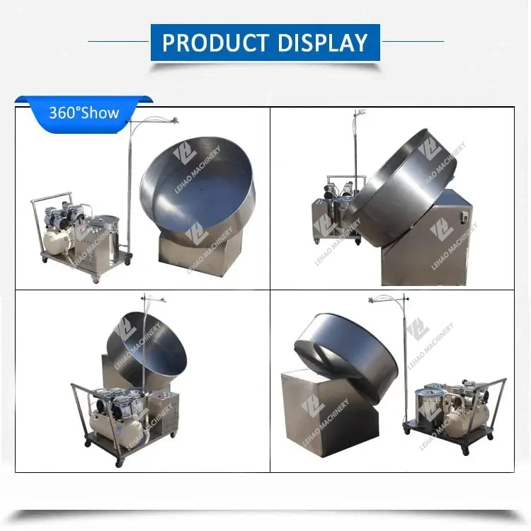 Factory Price Professional High Quality Automatic Seed Cashew Peanut Sugar Coating Machine