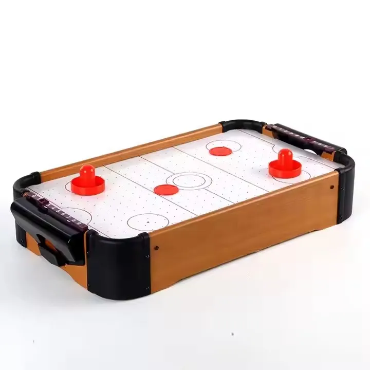 Wooden Tabletop Hockey Game Toy Air Hockey Table Game For Kids