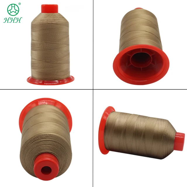 Colored Nylon Sewing Thread Tex80 Nylon 6 Bonded Thread Cheap Price Sewn Thread  TEX70 TEX135