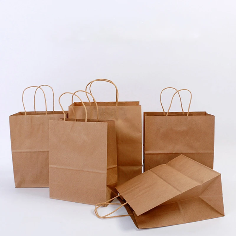 Christmas Treat Biodegradable Trash Gift Wrapping Craft Mylar Purple Kraft Orange Mirror Paper Gift Treat Bag