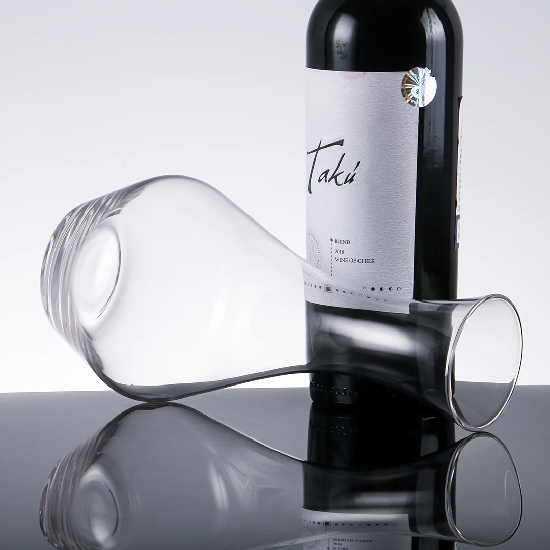 Private Label Custom Hand Blown Clear Glass Wine Carafe Wine Decanter As a Gift Or At Home