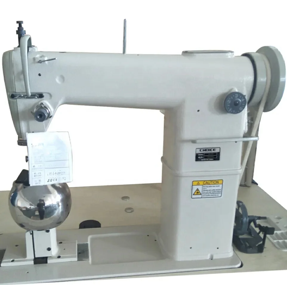Industrial Post Bed Stand Wig Single Needled Sewing Machine Belt Drive For Custom Human Hair Wig