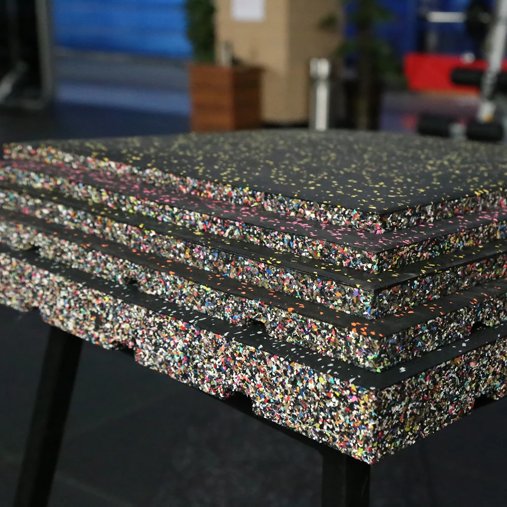 Beijing 50mm thick heavy duty rubber flooring mats for gym