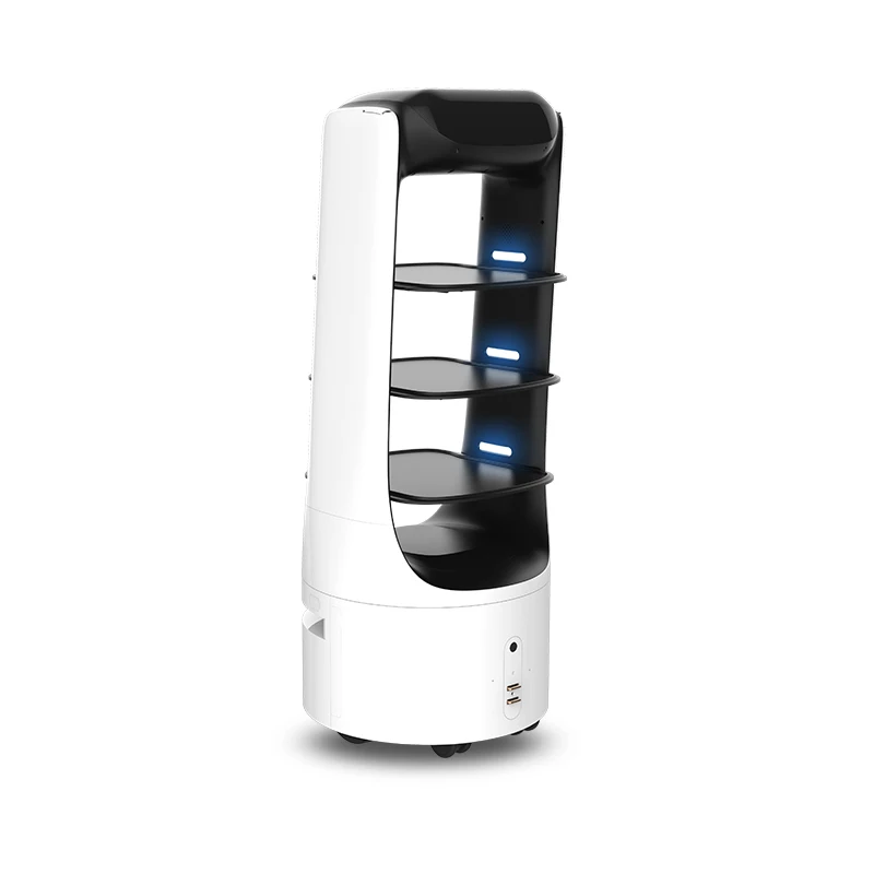  Artificial Intelligence Autonomous Navigation Service Robot is Used for Hotel Restaurant Bar