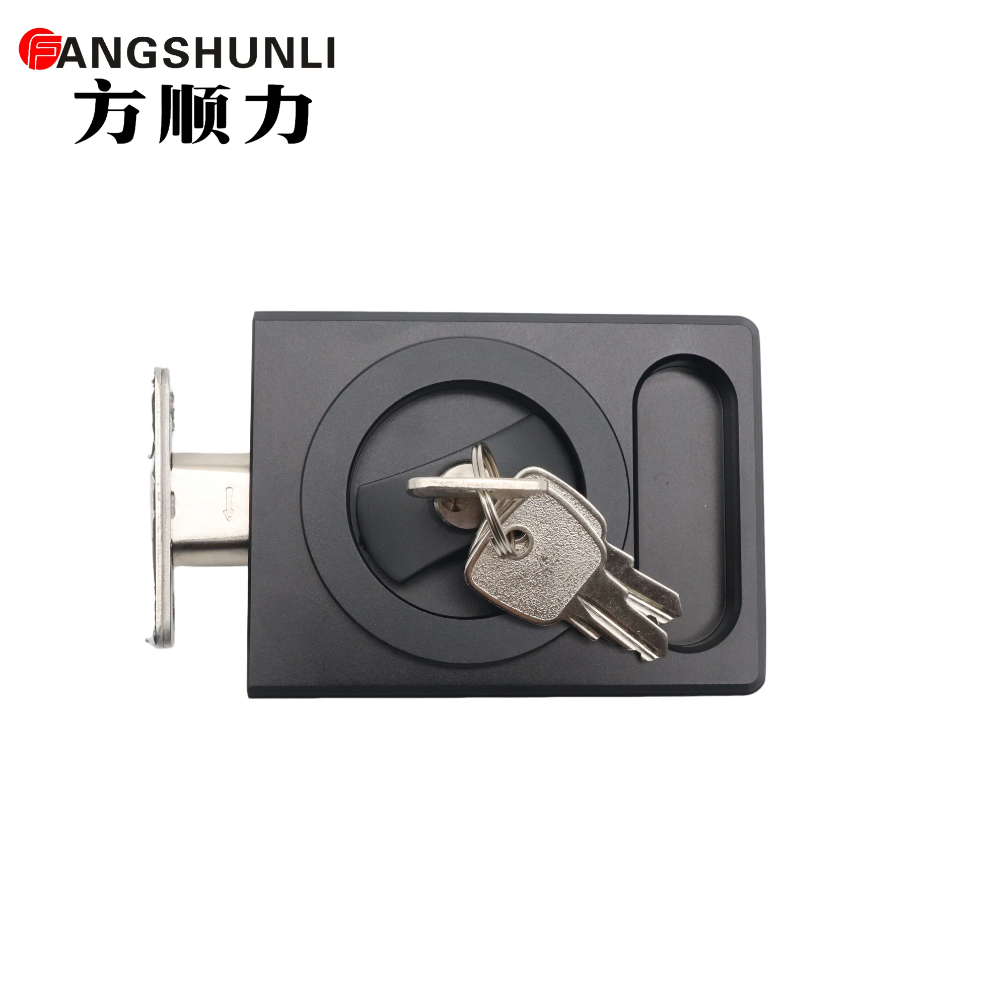 good price Glass Door Handle Interior Door Slim Profile Aluminum Sliding Door Lock