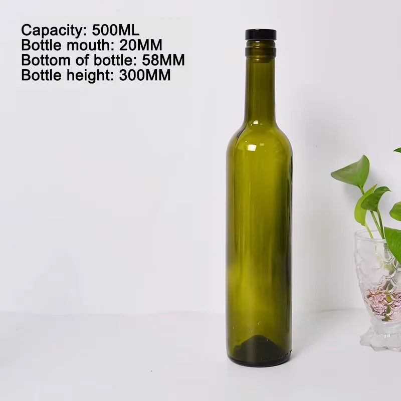 Бутылка для вина 500 мл прозрачная бутылка шампанского красного 750 бокал большой емкости