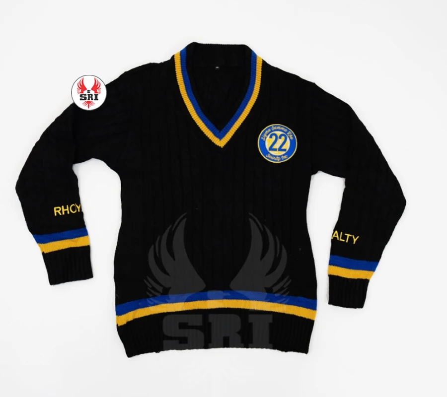 Sigma Gamma Rho Wholesale Custom OEM ODM Acrylic Cotton Knitted Varsity Sorority Greek Cardigan Sweater For Woman