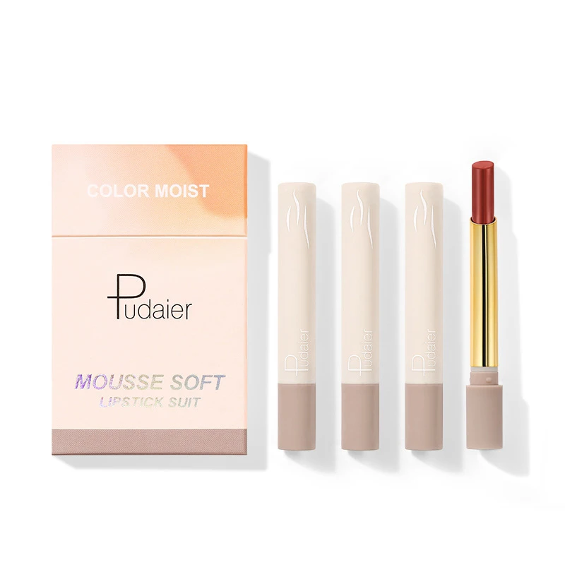 matte lipstick set makeup small smoke tube cigarette lipsticks Matte batom soft Moisturize not dry maquiagem