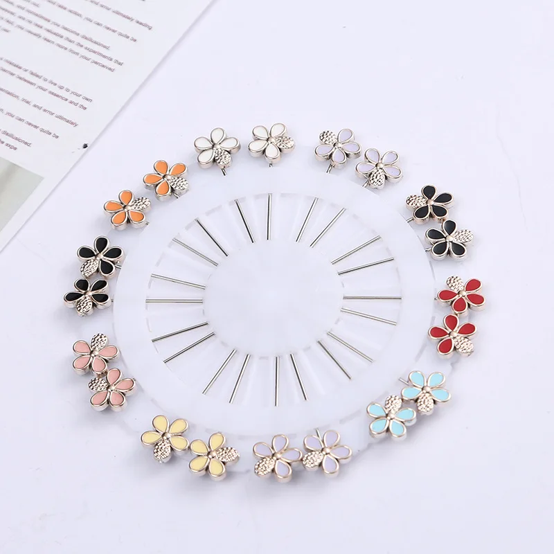New Fashion Colorful Hijab Pins All Kinds of Shape Scarf Pin Brooches for Muslim Ladies