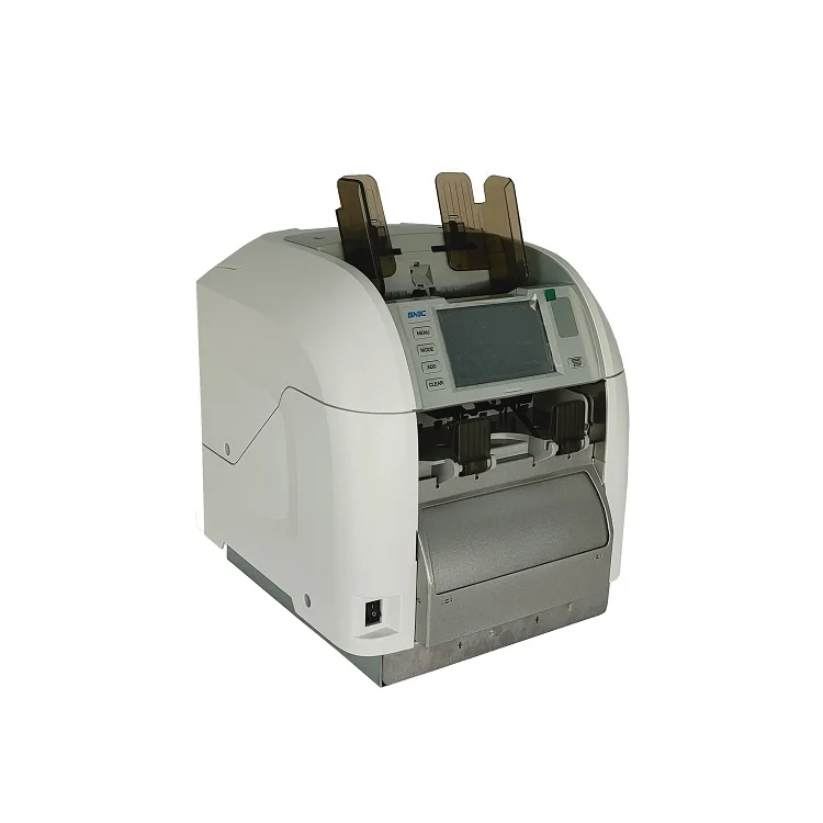 SNBC BNE-S110M Mixed Counter 2 Pockets Cash Counting Machine Serial Number Printing Bill Sorting Function Banknote SDK Included