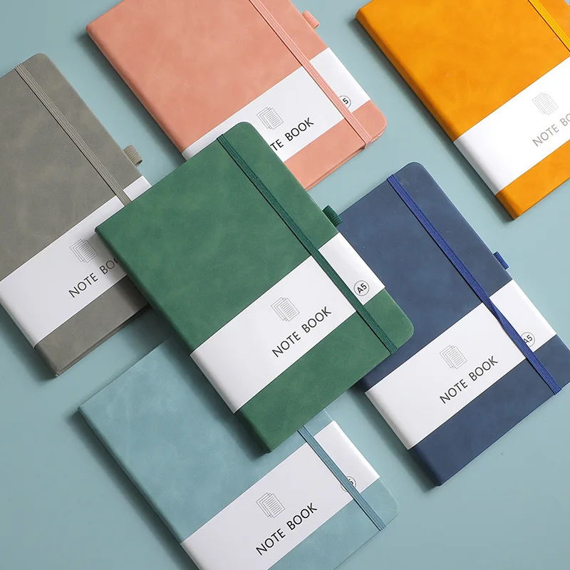 Professional Factory 2024 PU Leather Hardcover notebook diaries Planner Agenda Gift Diary For students girls boys