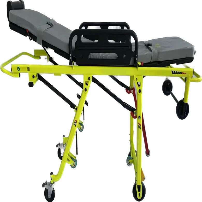 China Directly Factory Supply Multi Loading Height adjustable Lightweight Ambulance Emergency Stretcher First Aid Equipment
