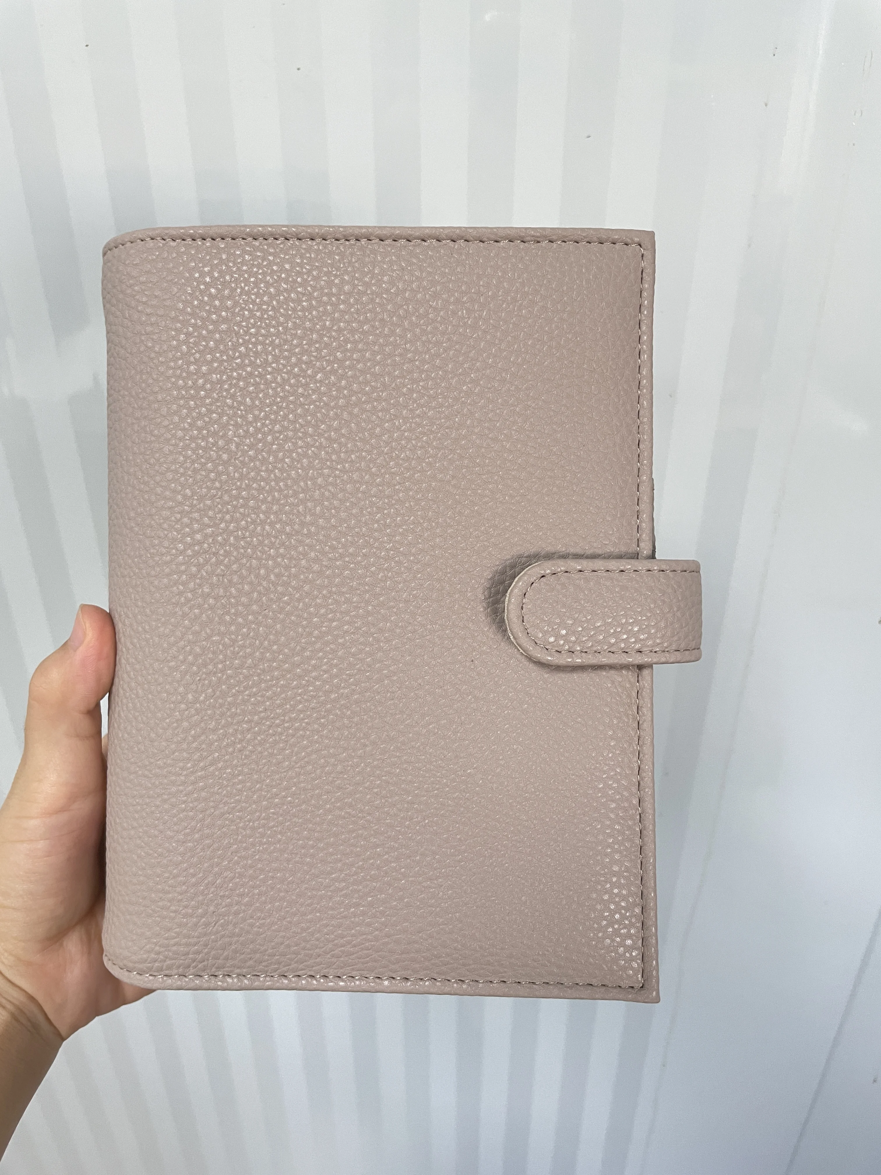 Leather Planner Manufacturing A5 Vegan Leather 6 Ring Planner Cover Luxury Agenda Custom Binder Planner German