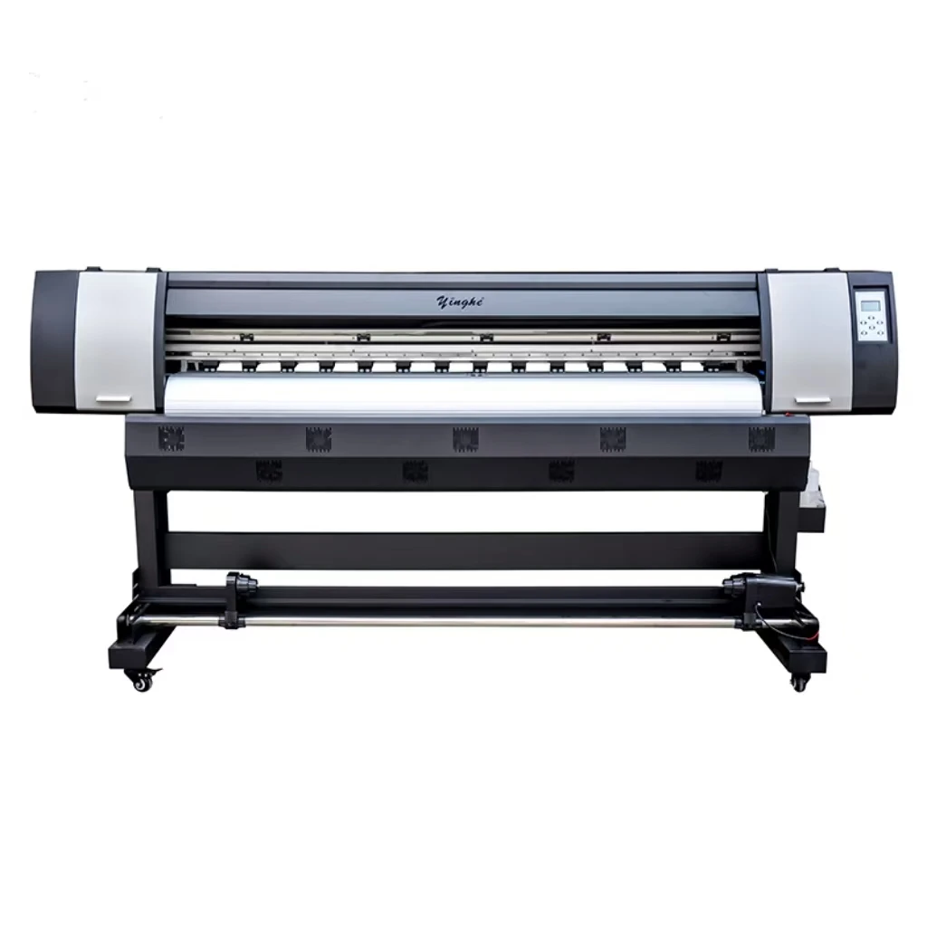 Yinghe i3200 printhead 1800i Wide Format Eco Solvent Printer high quality Rip USB Vinyl sticker Sublimation Printing Machine