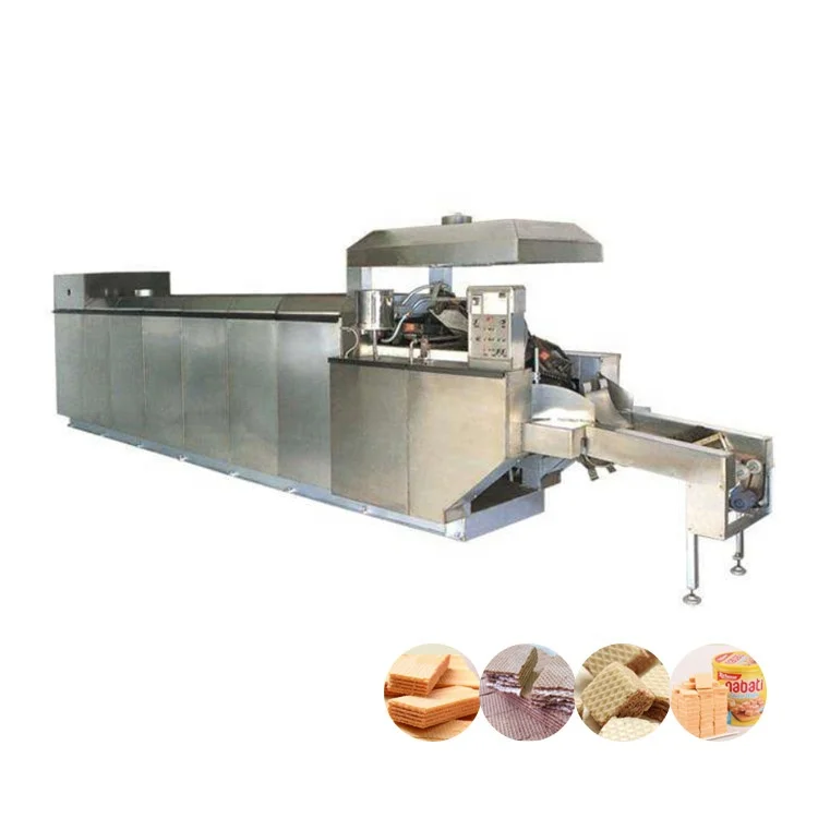 Full automatic wafer stick production line small biscuit forming machine wafer making machine