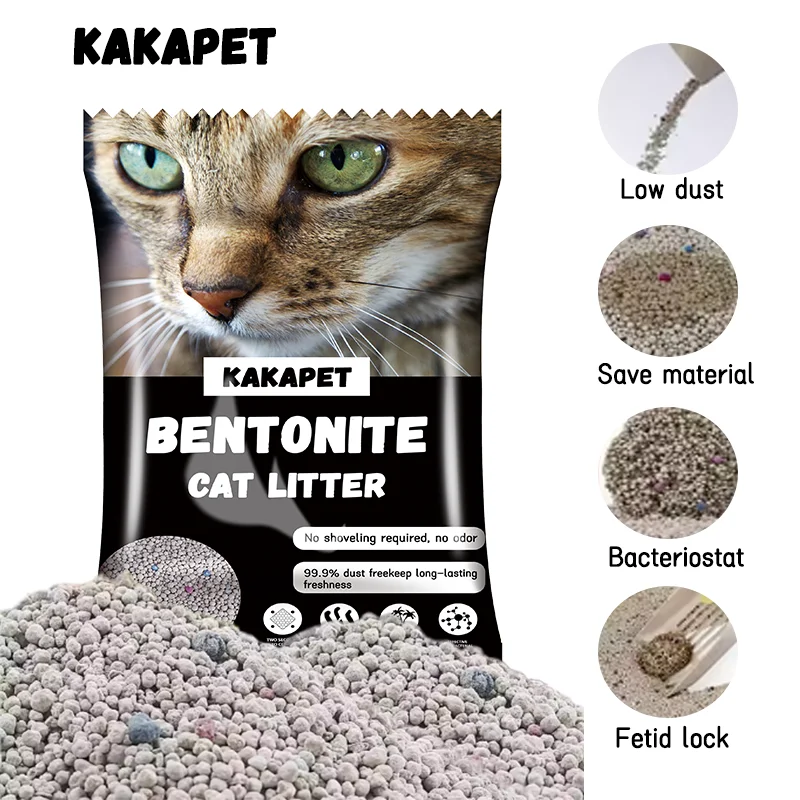 Strong Adsorption Cat Sand Cat Clay Litter Bentonite Sand For Cat
