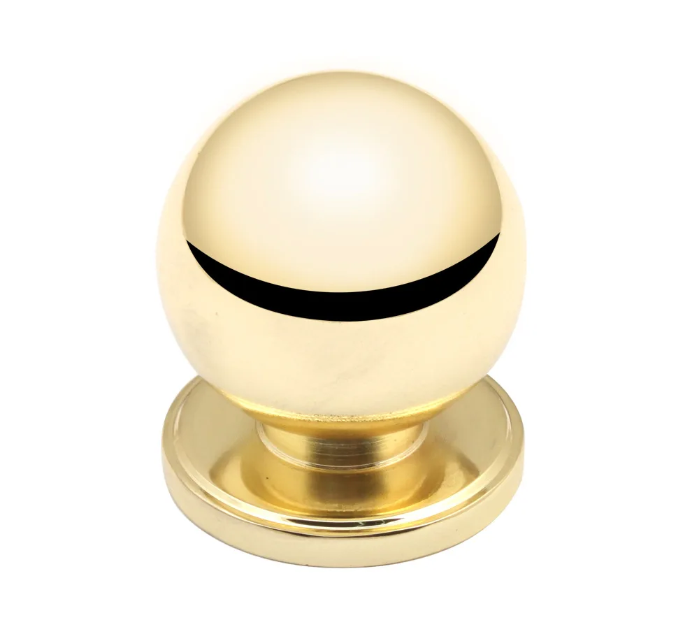AKADA High Quality Wholesale Dress Gold Drawer Bathroom Kitchen Door Round Furniture Knob for Cabinet Modern Kitchen Handles