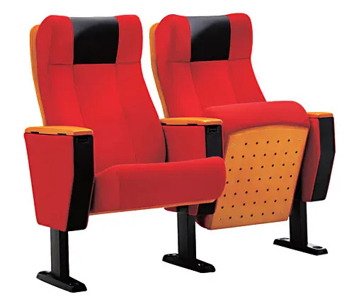 Metal frame cheap auditorium seating price theater seat folding church chair