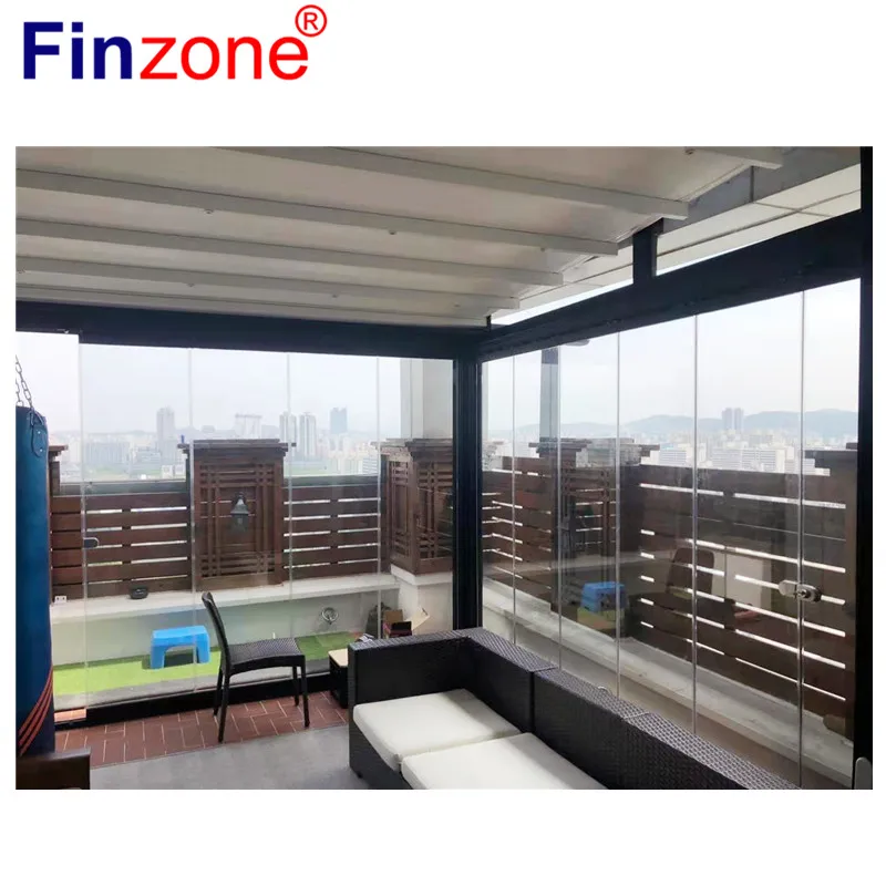 бескаркасное остекление Finzone 30 модное