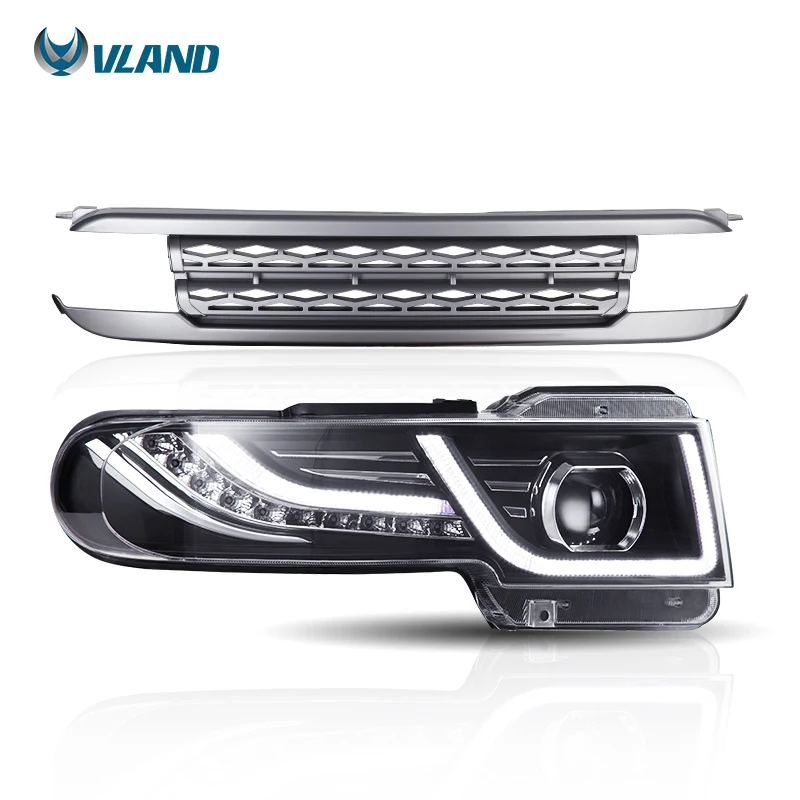 Vland Manufacturer LED Headlamp for Fj cruiser headlight fj frontlight fj headlamp factory wholesale 2008-2015