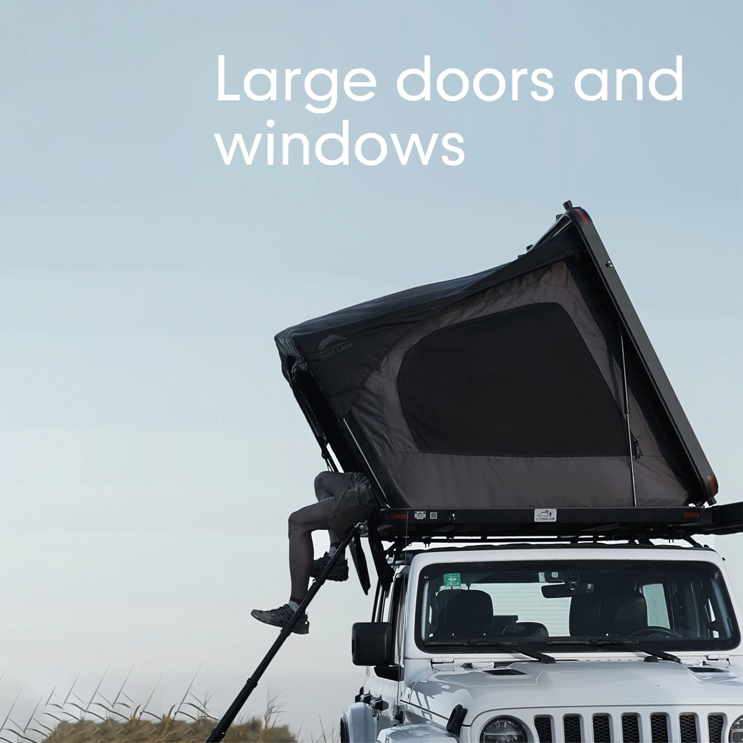 Wild Land Desert Cruiser Car Roof Top Hard Shell 4WD tent waterproof overlandig offraod camping