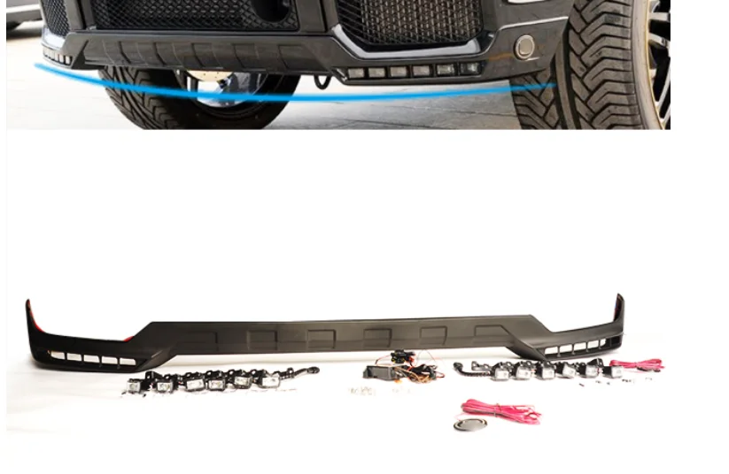 Black Upgrade Kit  pp Material  Car Bumpers Fit For Mercedes Gclass W463 Gclass G500 G350d G550 1990-2018