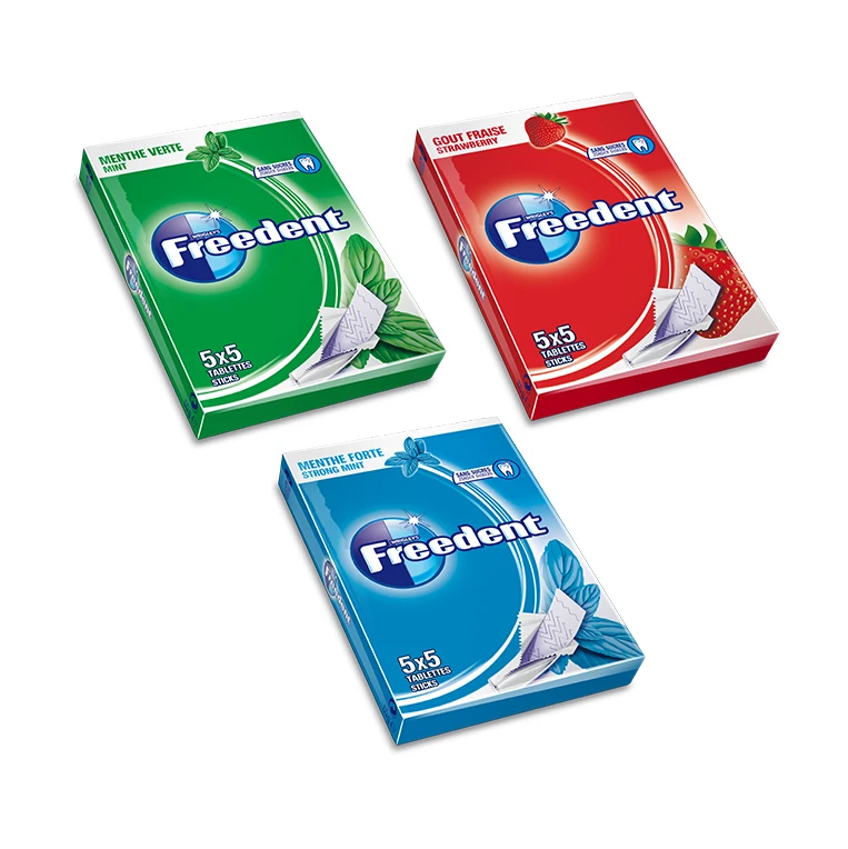 
Freedent chewing gum Strong Mint 5stick*5bag 