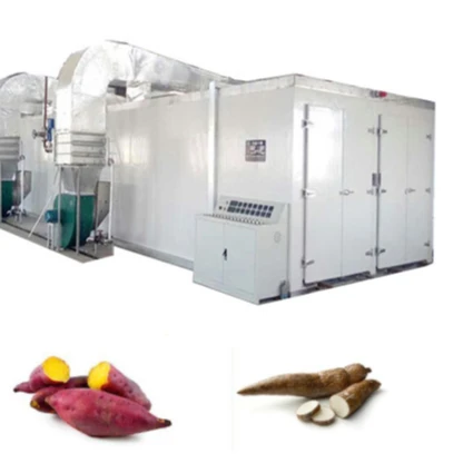 hot air yuca & sweet potato cassava dehydrator dryer machine with stainless steel trays for industrial vegetable drying machine