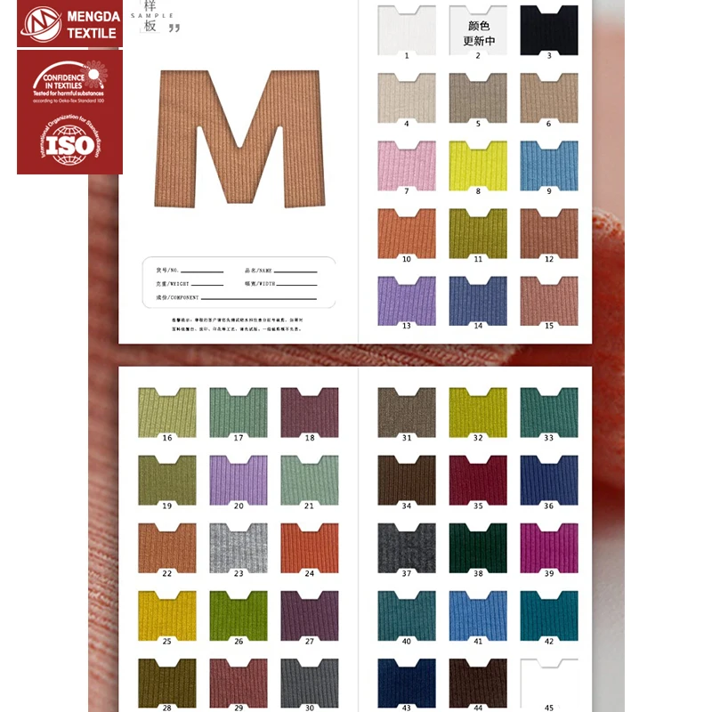 For Casual for Dress Rayon Challis Fabric Factory OEM 32s thicken 100 viscose rayon rib Soft feeling