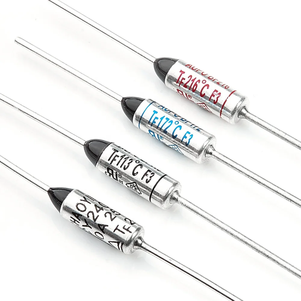 UL CCC VDA PSE REACH ROHS  F01Customized Series 10A-15A 120V-250V Metal Temperature Theramal Fuse
