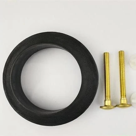 Toilet tank to bowl with screw brass Rubber Accessary Kits