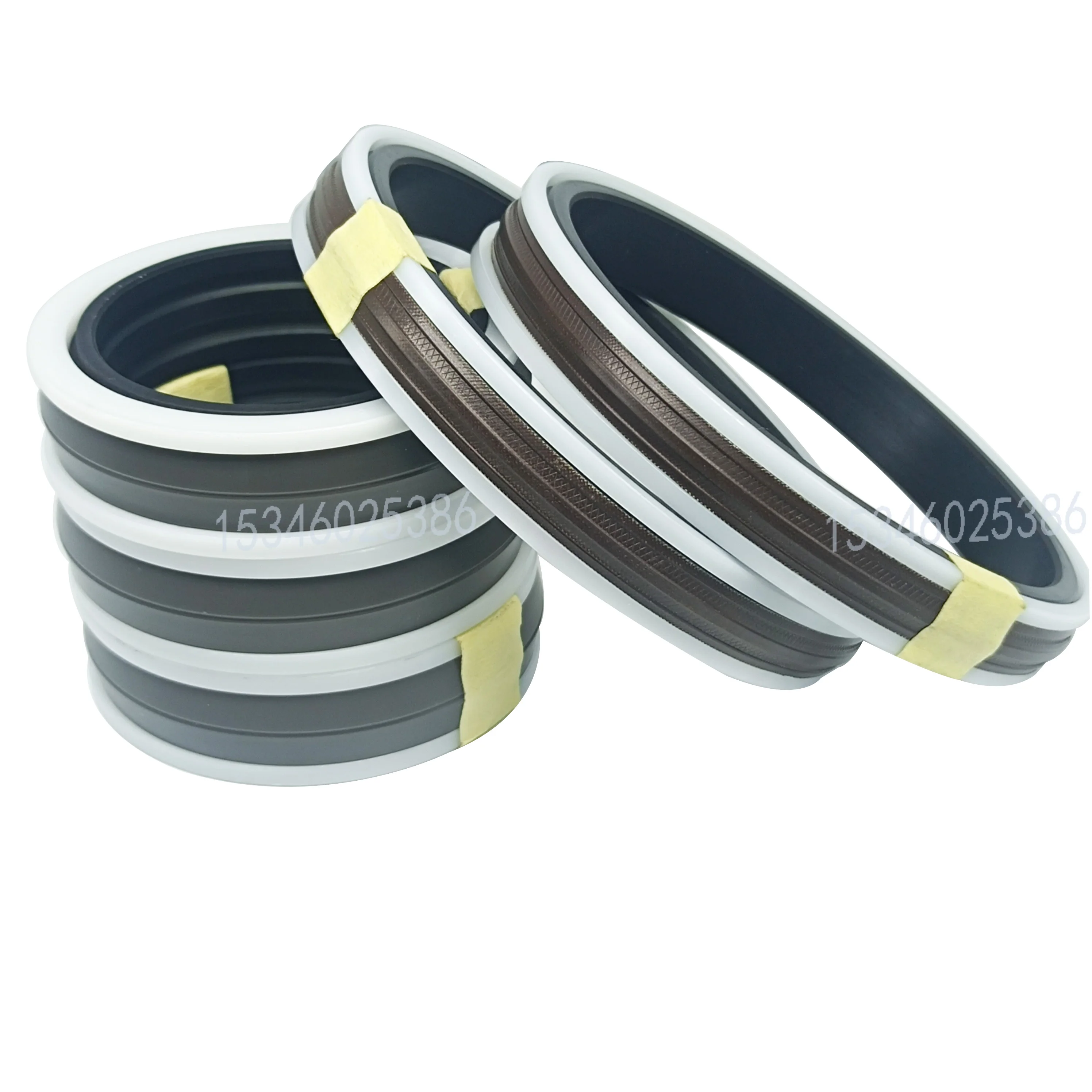 Pump main oil seal mechanical seal high quality nbr fabric double acting piston combination seal ZP type 200*180*16