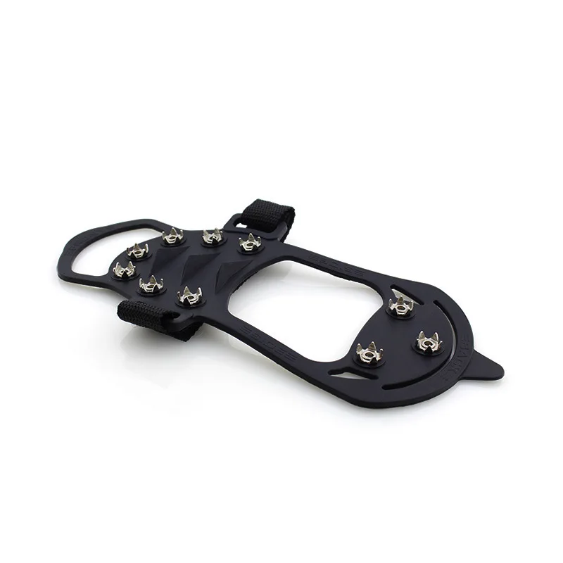 OBSHORSE New 10 Spikes Anti-slip Ice Gripper For Shoe Boots Safety Walking Crampons Boot Grips Ice Snow Chain Cleats