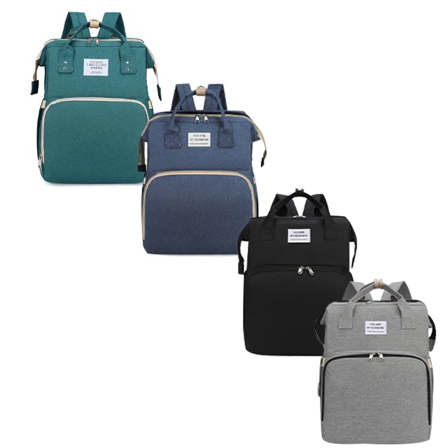 mosquito net custom mommy backpack bags Multifunctional Portable Large insulated baby diaper bags with changing station