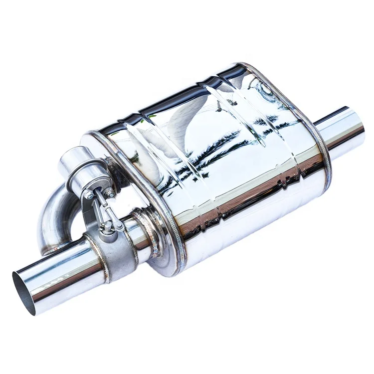 Универсальный глушитель выхлопных газов, горячая распродажа, автомобильный глушитель из нержавеющей стали