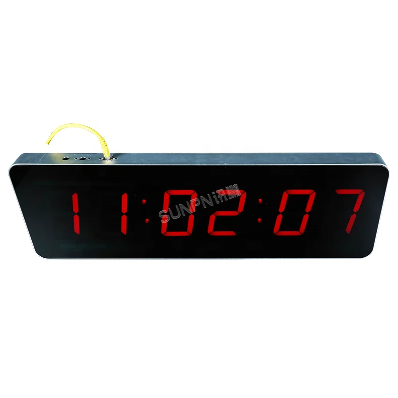 New arrival of hospital 4-inch NTP clock system GPS satellite timing digital clock double-sided synchronous wall clock