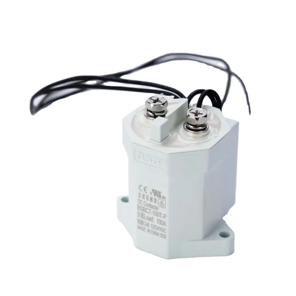 High voltage dc contactor 100A 450V 750V 1000V coil voltage 12V 24V relay for EV station Energy storage system BSBC7-100