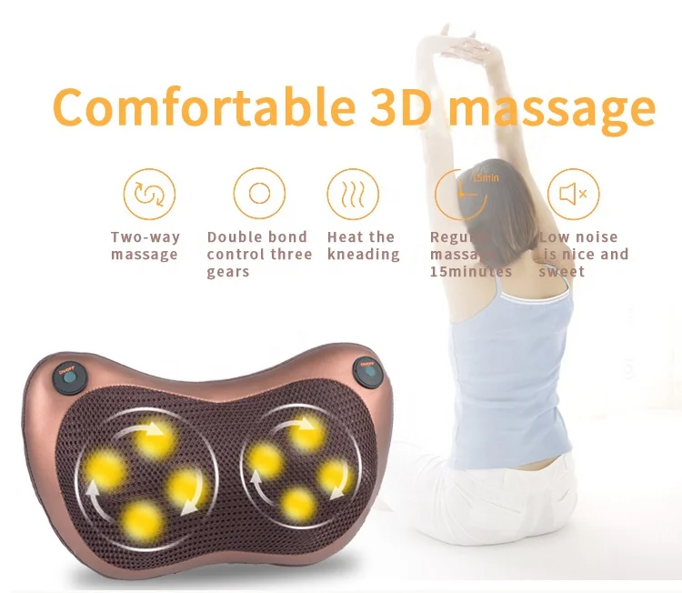 Electric Car Seat Wireless Shiatsu pillow shiatsu mini electric feet massager