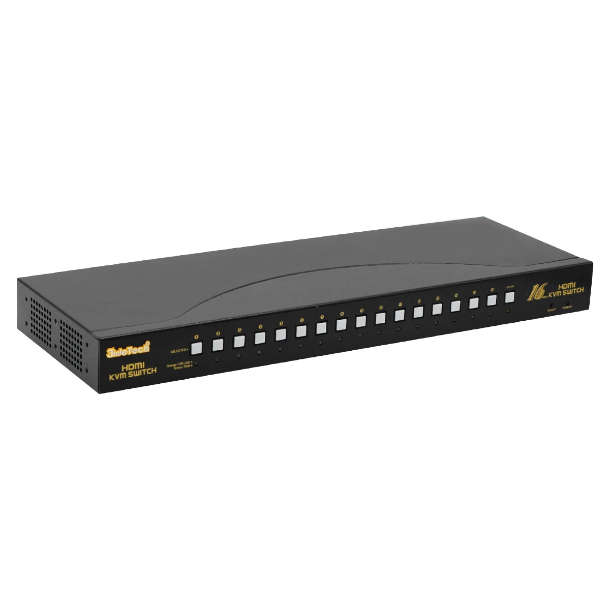 JideTech HDMI USB KVM коммутатор 16 порт до 4K @ 30 Гц с USB 2,0 концентратор Поддержка горячей кнопки переключение мыши