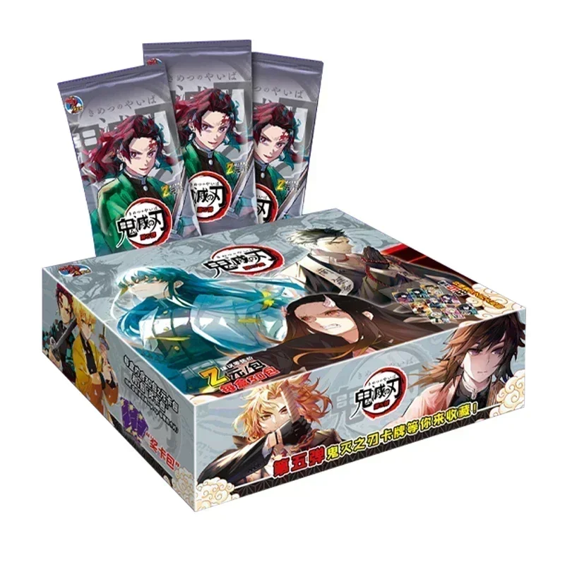Japanese Anime Wholesale Game Cards Thickened TR 3D Demon Slayer Anime Collection Cards