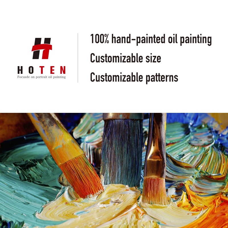 100% contemporary gold foil handmade modern wall art painting urban landscape