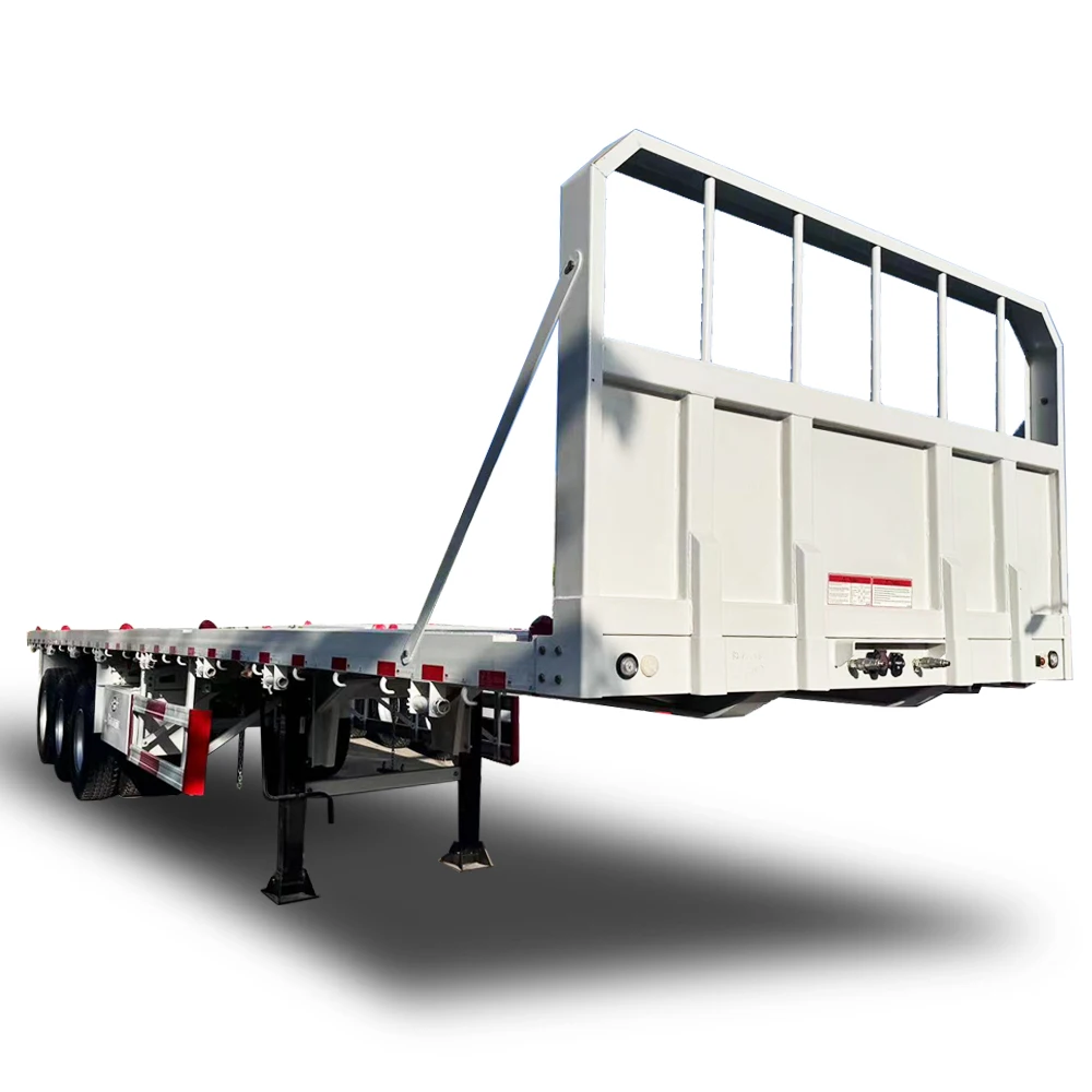 High quality hot selling trailer for Africa Airbag trailer BPW FUWA axle can be customized flatbed trailer in Saudi Arabia