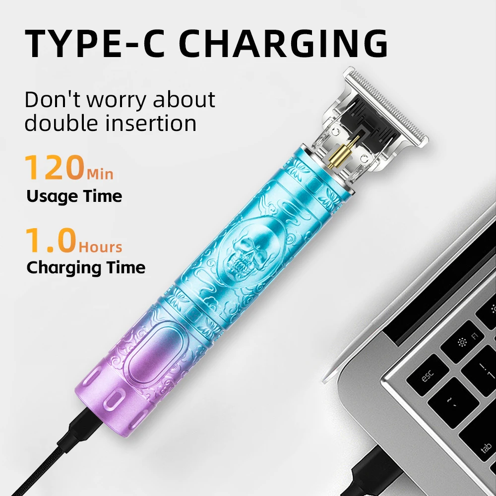 Kezu Trimmer Hair Clipper Rechargeable Hair Cutting Machine - Professional Barber Supply, Supports Customized Logo, Hair Trimmer