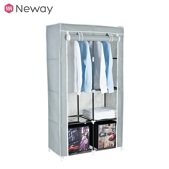 Non-Woven Wardrobe Cabinet,Foldable Portable Cloth Wardrobes